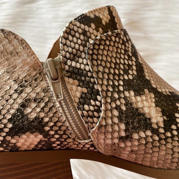 Style Co Vidyaa Ankle Booties Natural Snake 5M - Picture 6 of 12